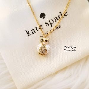 NWT kate spade Star Bright Mini Owl Pendant